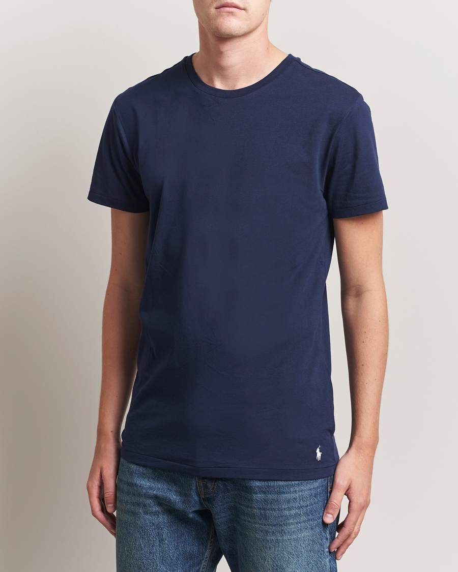 Herren | T-Shirts | Polo Ralph Lauren | 3-Pack Crew Neck T-Shirt Blue/White/Navy