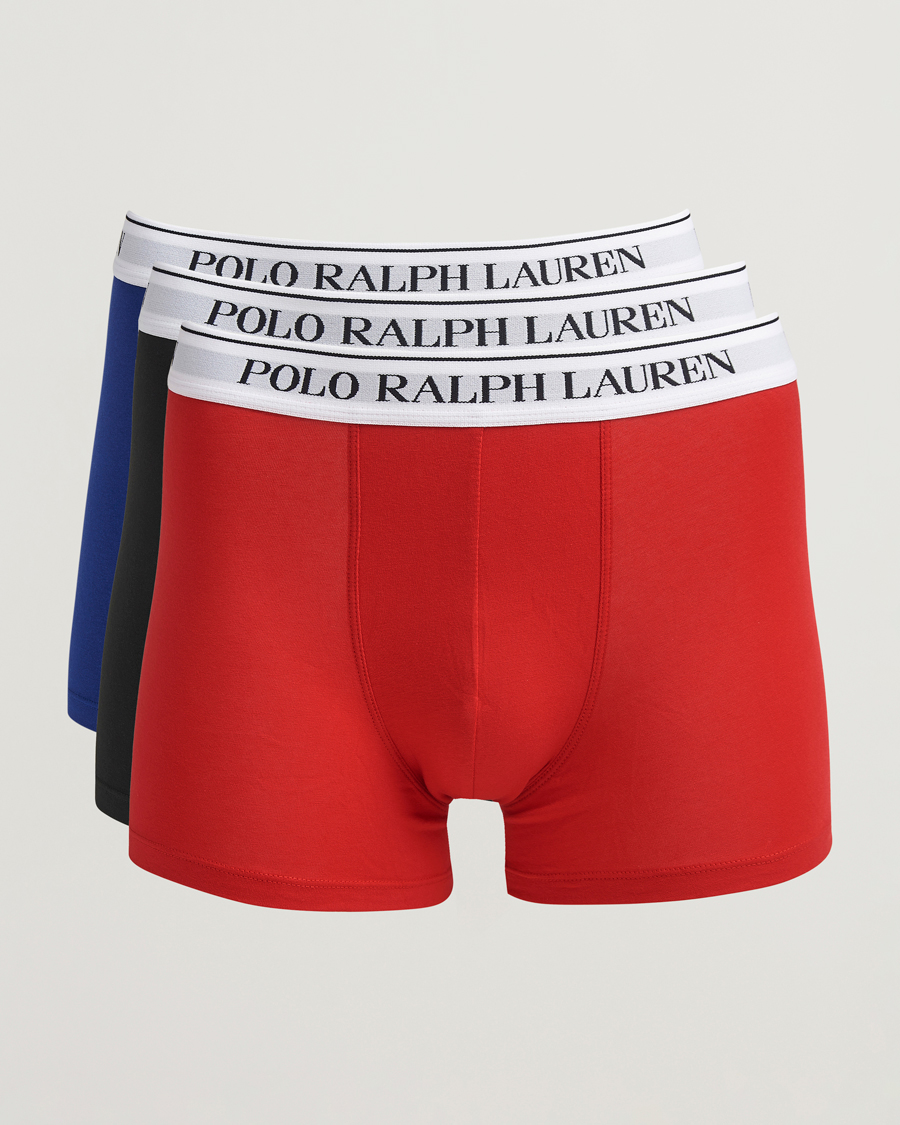 Herren | Unterwäsche | Polo Ralph Lauren | 3-Pack Trunk RL Red/Heritage Royal/Black