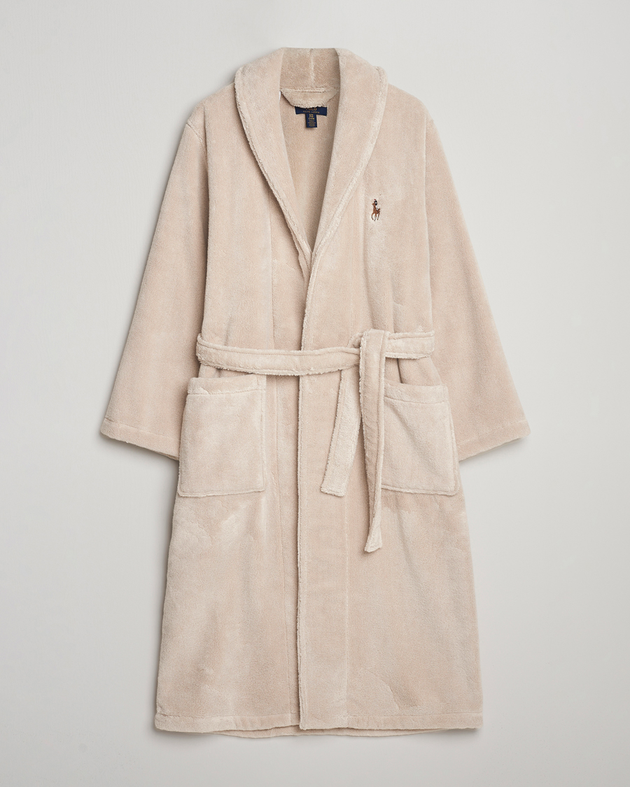 Herren | Schlafanzüge & Bademäntel | Polo Ralph Lauren | Cotton Terry Robe Khaki Stone