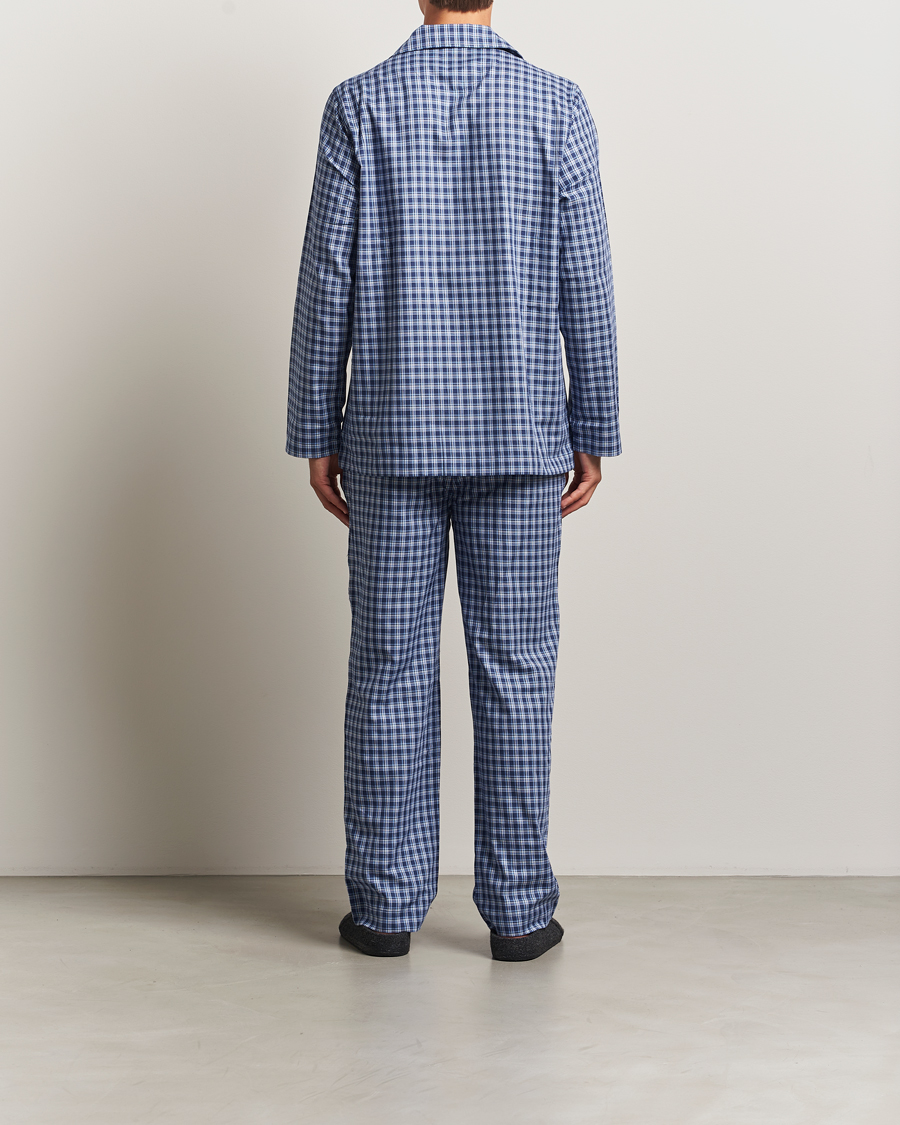 Herren | Schlafanzüge & Bademäntel | Polo Ralph Lauren | Cotton Checked Pyjama Set Navy
