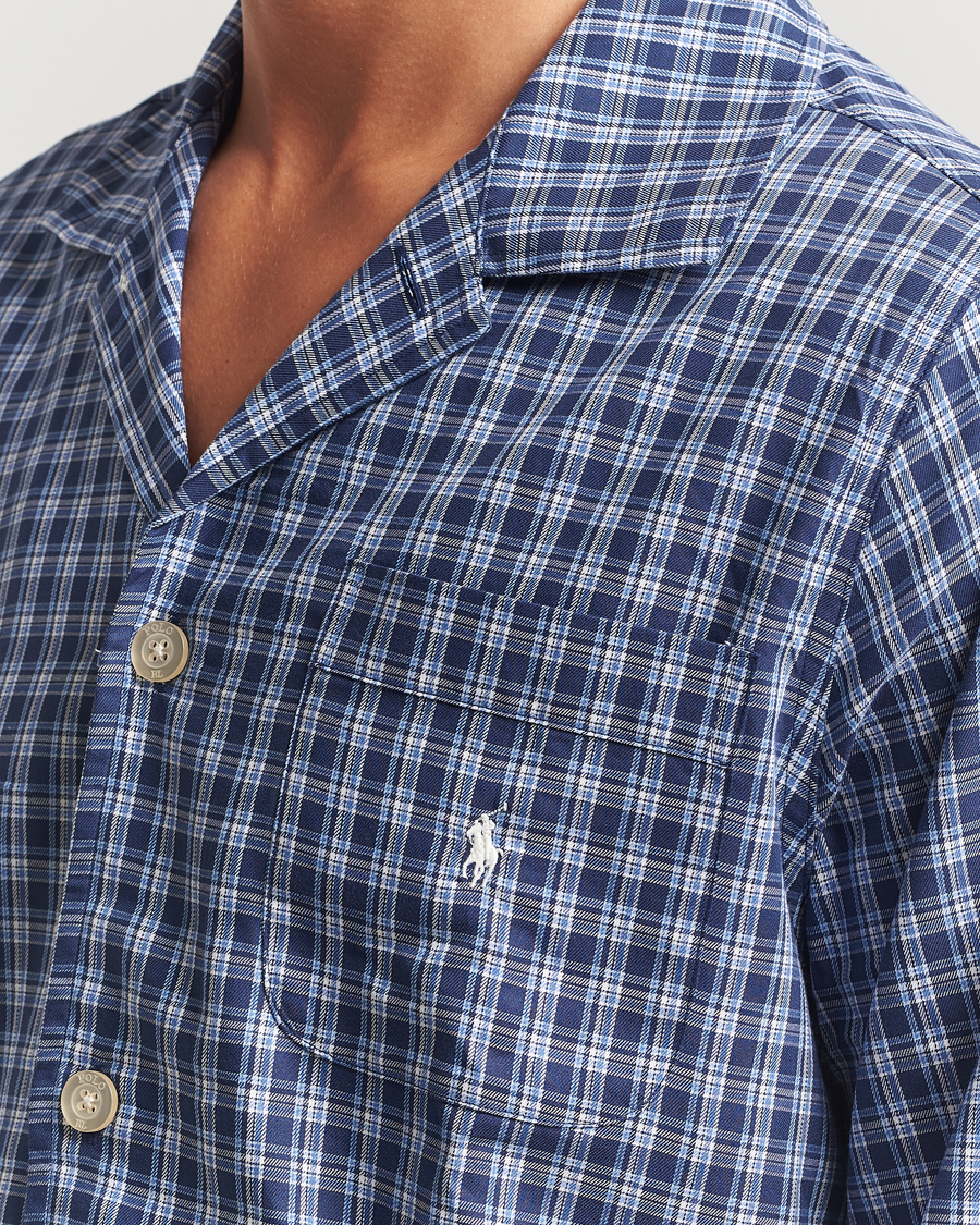 Herren | Schlafanzüge & Bademäntel | Polo Ralph Lauren | Cotton Checked Pyjama Set Navy