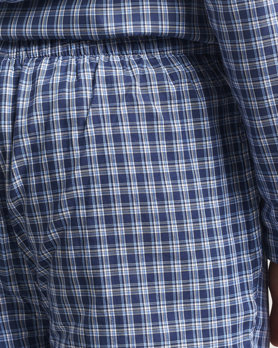 Herren | Schlafanzüge & Bademäntel | Polo Ralph Lauren | Cotton Checked Pyjama Set Navy