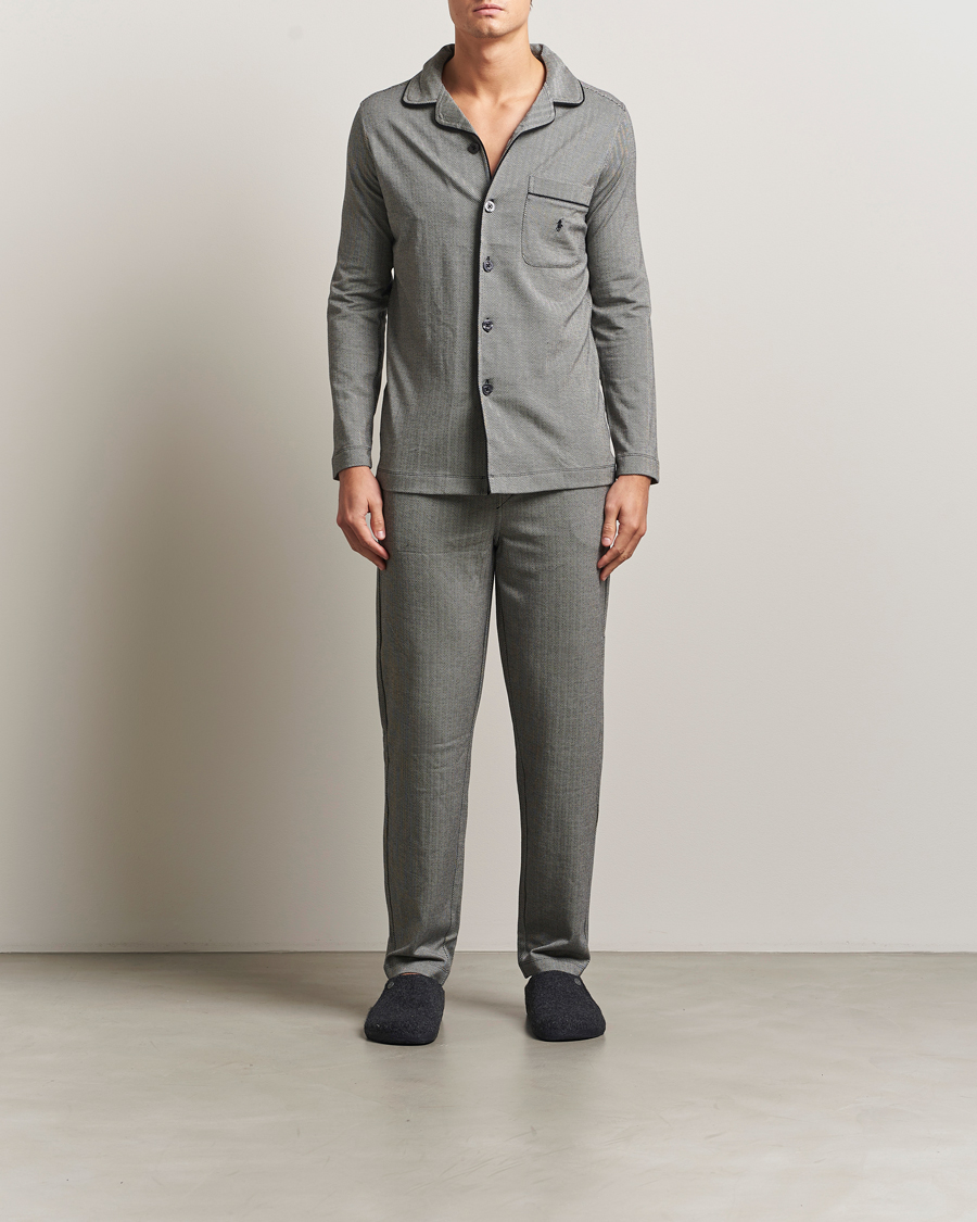 Herren | Schlafanzüge & Bademäntel | Polo Ralph Lauren | Cotton Lounge Set Black/Cream