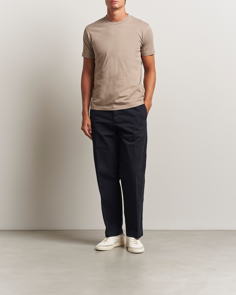 Herren | T-Shirts | Sunspel | Riviera Midweight T-Shirt Mink