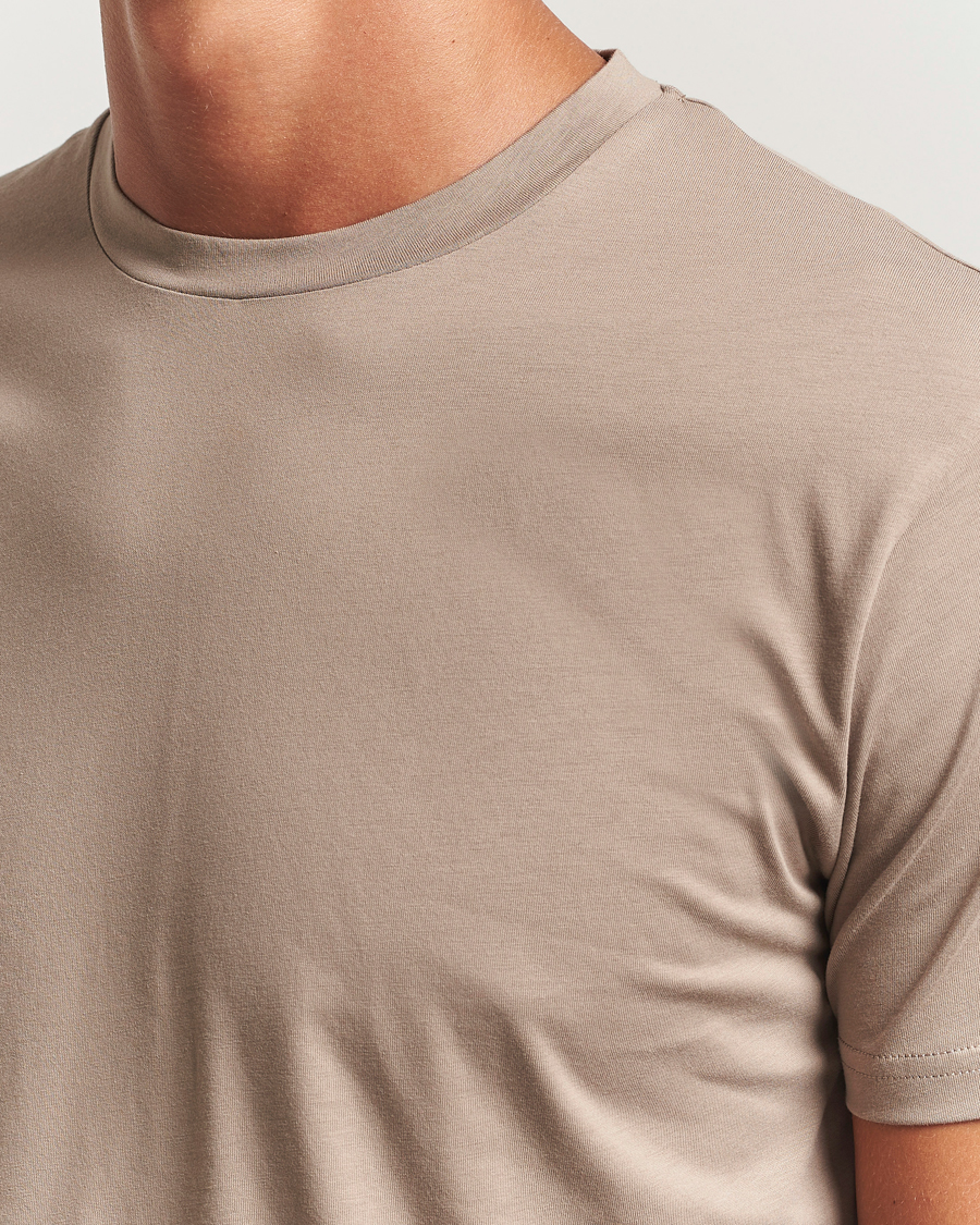 Herren | T-Shirts | Sunspel | Riviera Midweight T-Shirt Mink