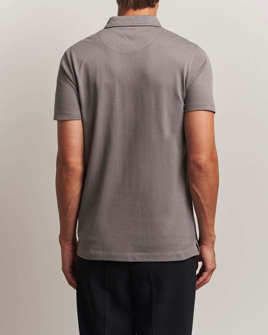 Herren | Poloshirts | Sunspel | Riviera Polo Shirt Iron Grey