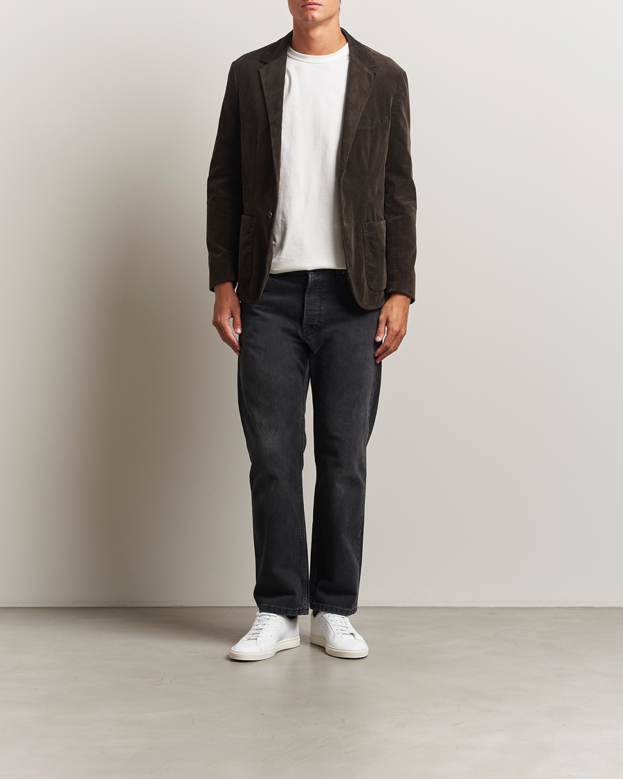 Herren | Sakkos | Sunspel | Relaxed Corduroy Blazer Coffee