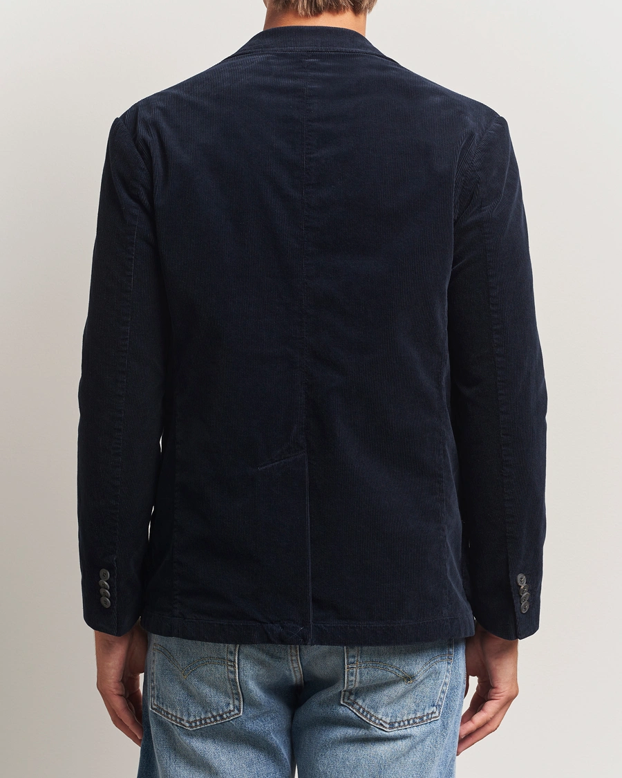 Herren | Sakkos | Sunspel | Relaxed Corduroy Blazer Navy