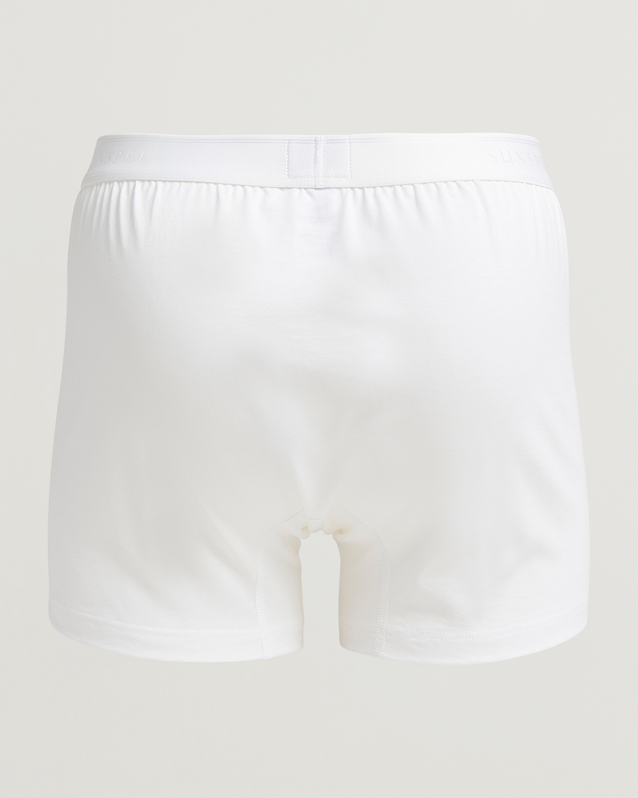 Herren | Unterwäsche | Sunspel | Superfine Two Button Cotton White