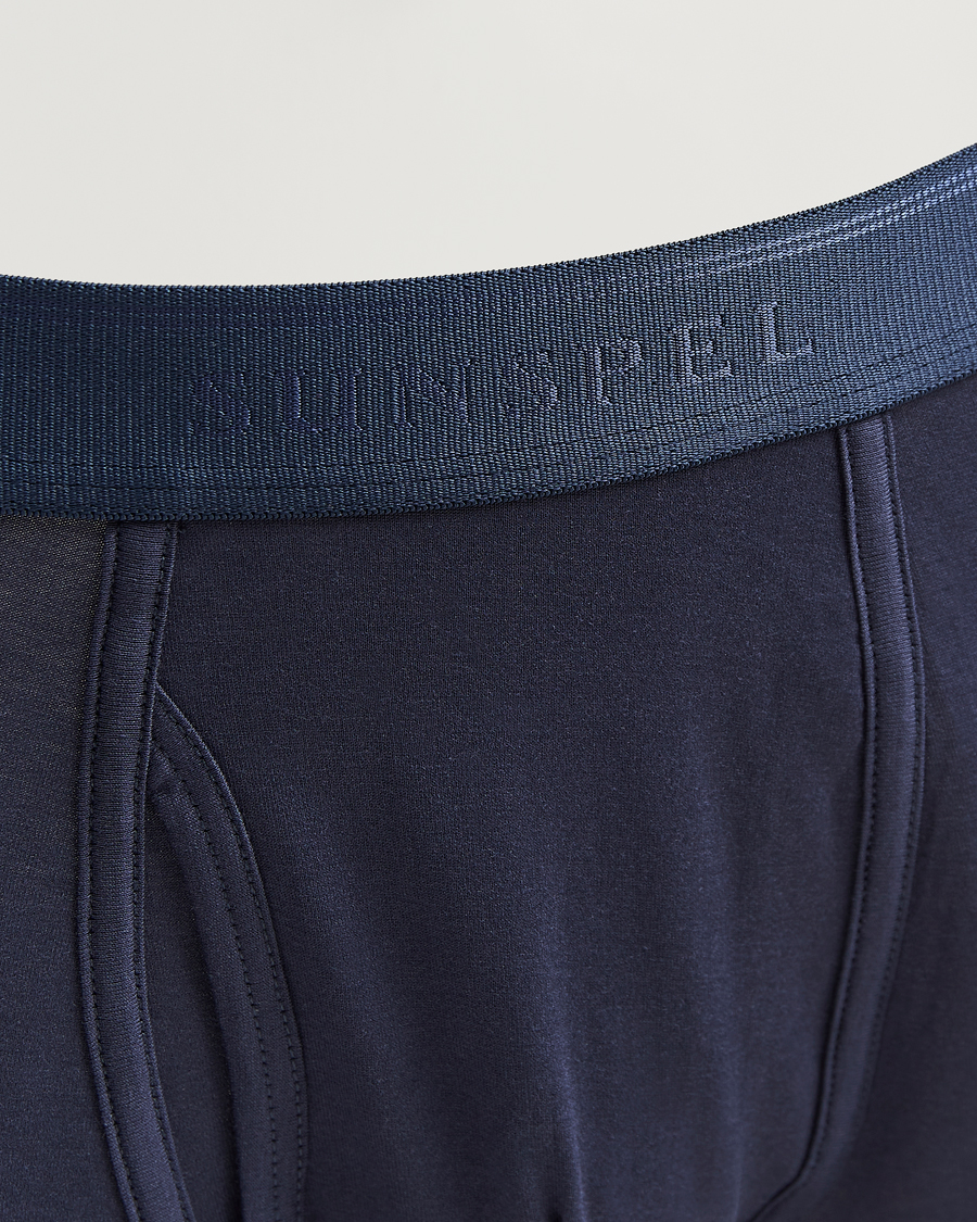 Herren | Unterwäsche | Sunspel | Superfine Cotton Trunk Navy