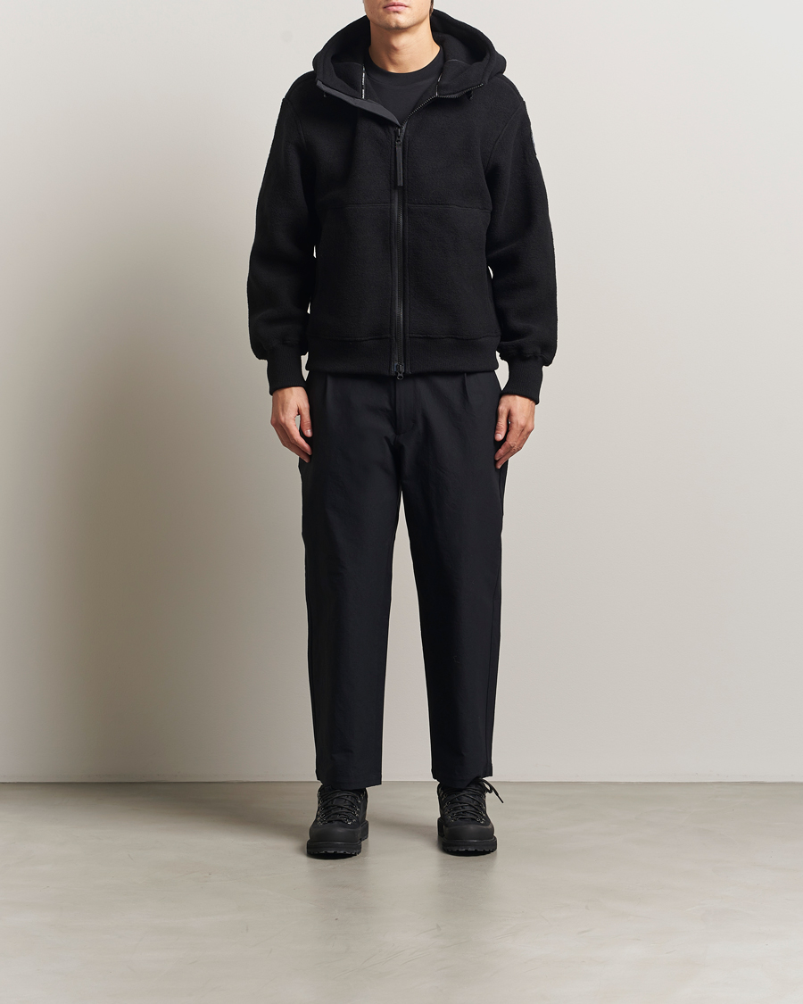 Herren | Pullover | Canada Goose Black Label | Chillwack Fleece Bomber Black