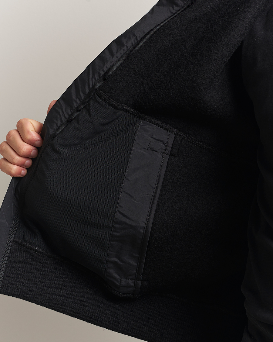 Herren | Pullover | Canada Goose Black Label | Chillwack Fleece Bomber Black