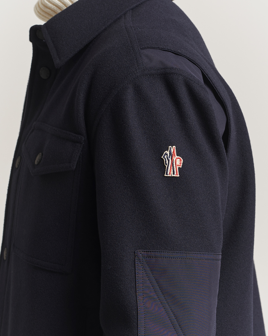 Herren | Jacken | Moncler Grenoble | Brushed Cotton Overshirt Navy