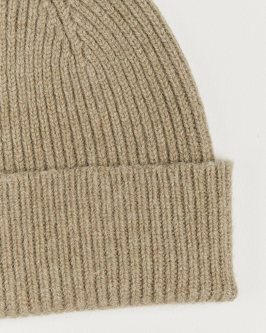 Herren | Mützen | Le Bonnet | Lambswool/Caregora Beanie Clay