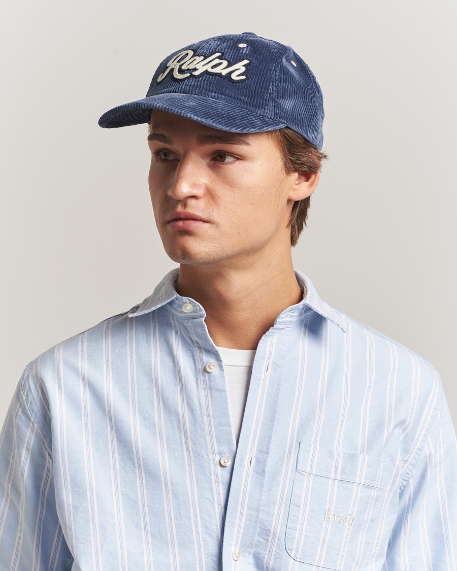 Herren | Hüte & Mützen | Polo Ralph Lauren | Retro Corduroy Cap Boston Navy