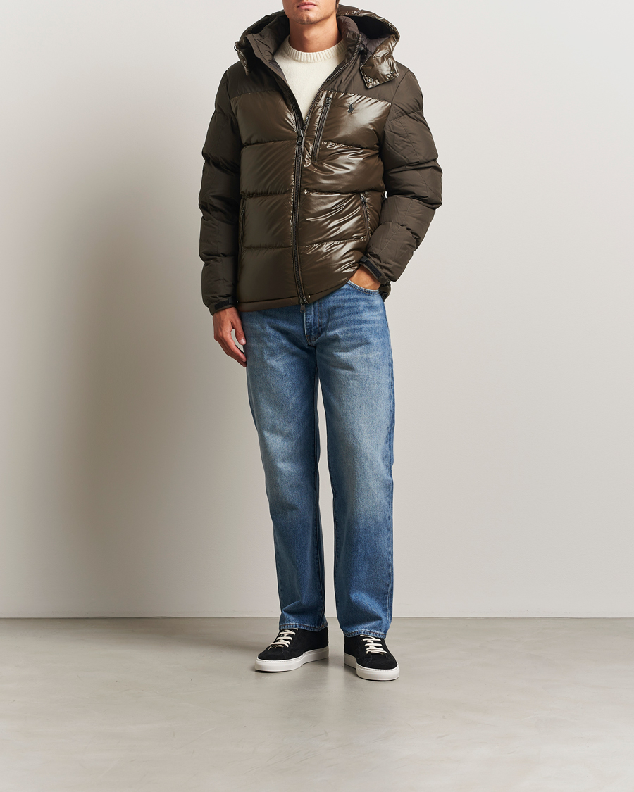 Herren | Jacken | Polo Ralph Lauren | Gorham Mixed Glossy Down Jacket Antique Brown