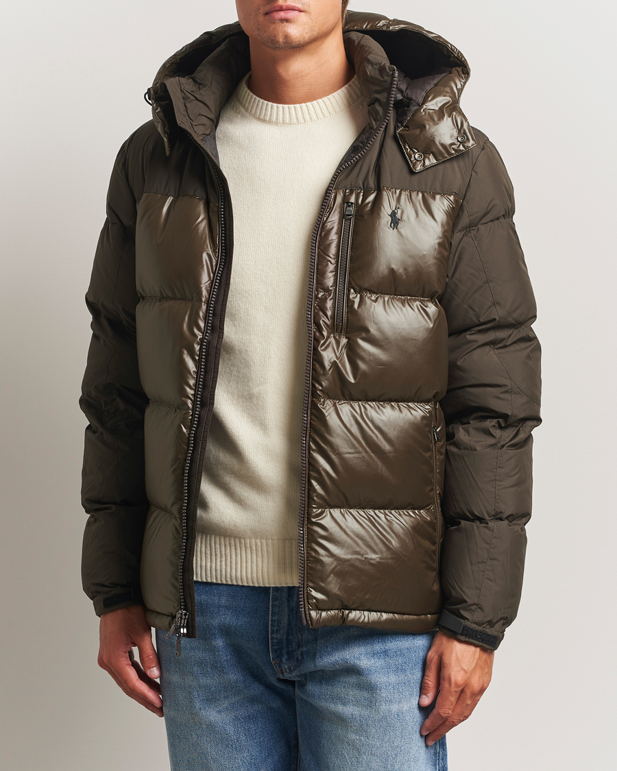 Herren | Jacken | Polo Ralph Lauren | Gorham Mixed Glossy Down Jacket Antique Brown