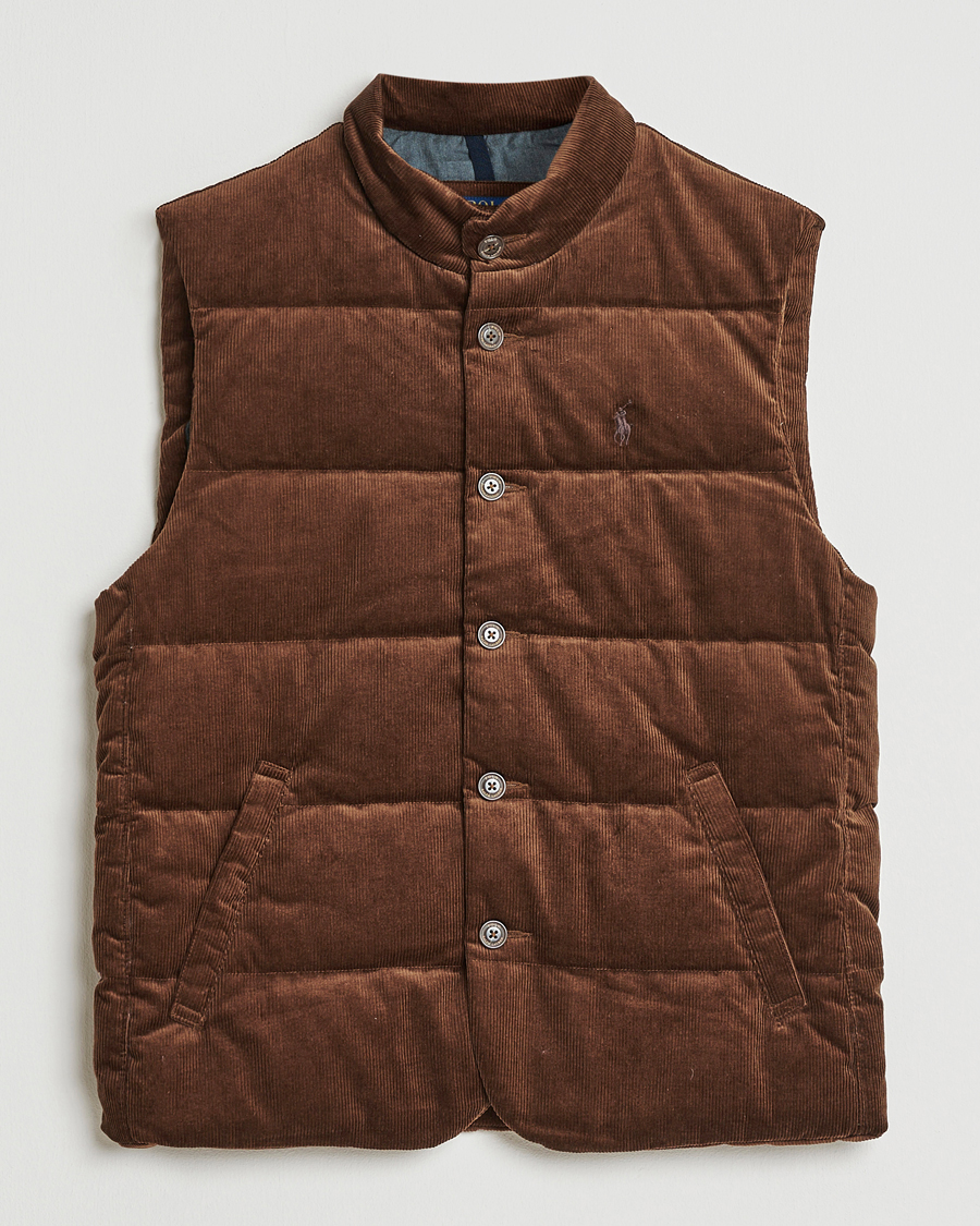 Herren | Westen | Polo Ralph Lauren | Quilted Corduroy Vest Pale Russet