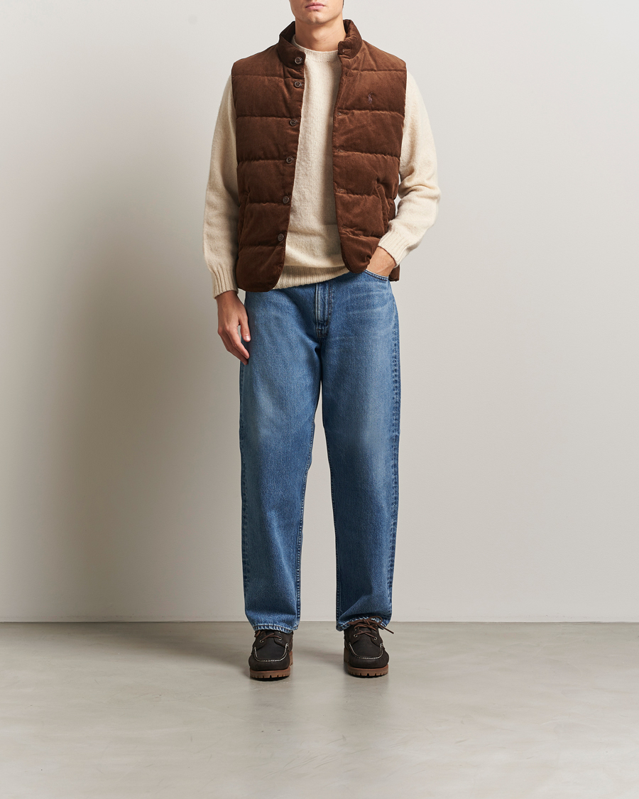 Herren | Westen | Polo Ralph Lauren | Quilted Corduroy Vest Pale Russet