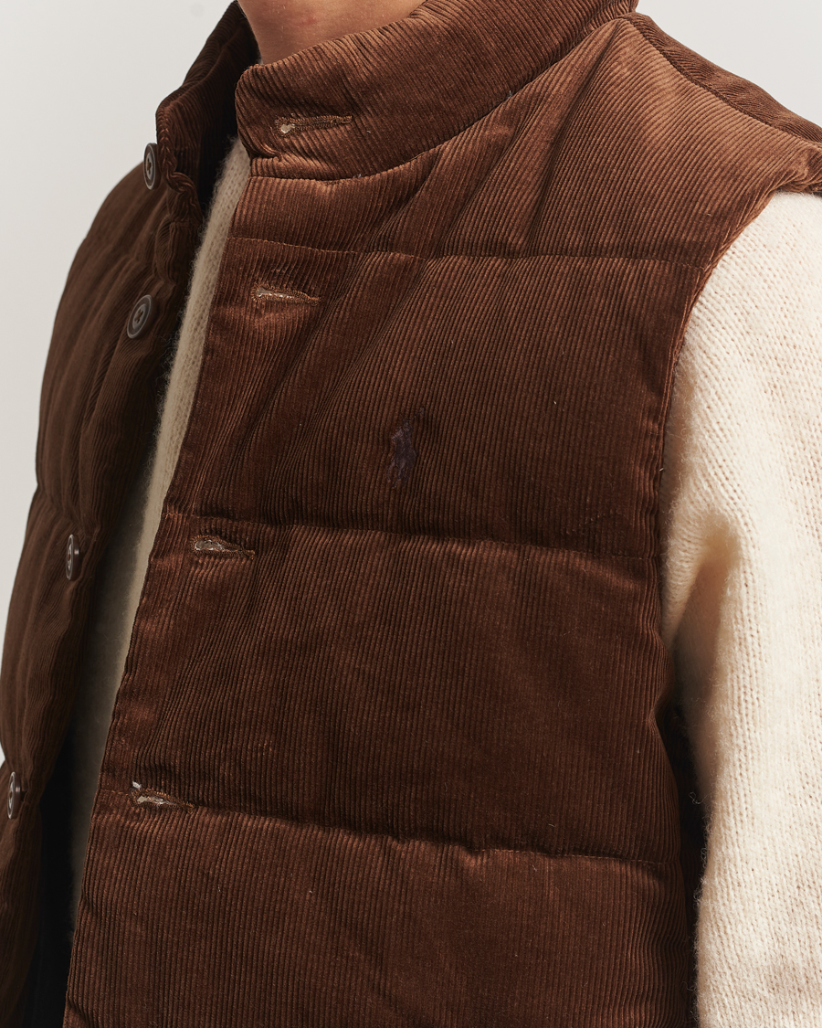 Herren | Westen | Polo Ralph Lauren | Quilted Corduroy Vest Pale Russet