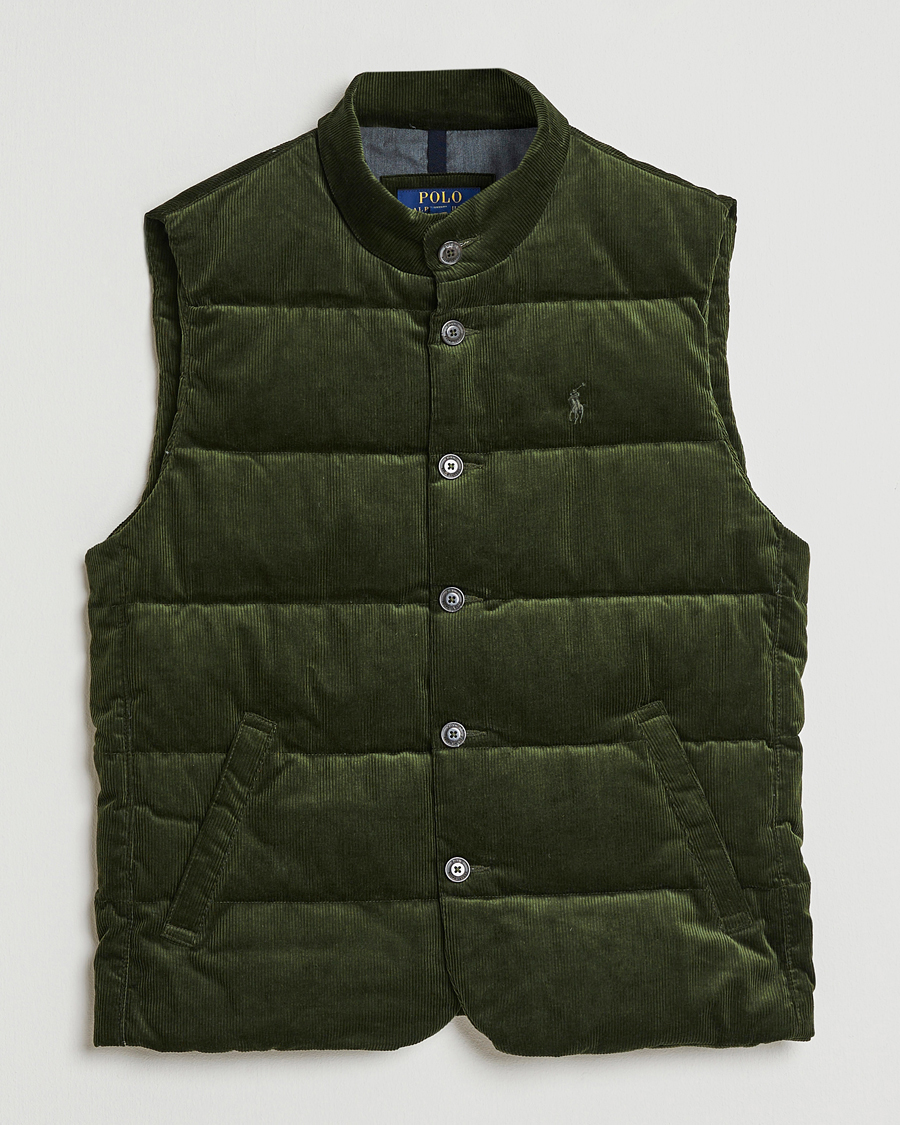 Herren | Westen | Polo Ralph Lauren | Quilted Corduroy Vest Country Olive