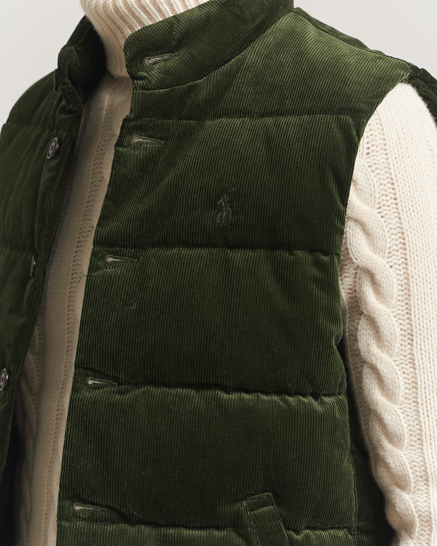 Herren | Westen | Polo Ralph Lauren | Quilted Corduroy Vest Country Olive