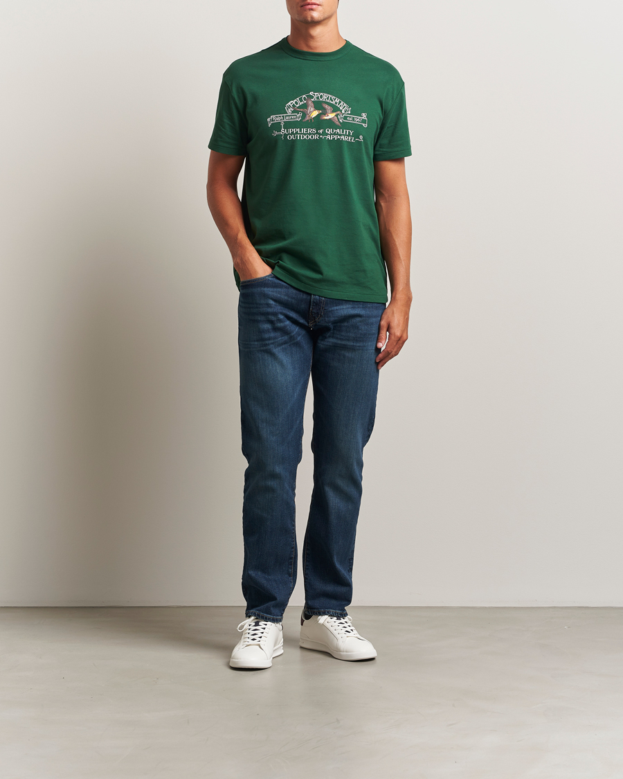Herren | Jeans | Polo Ralph Lauren | Hampton Rockford Stretch Straight Jeans Mid Blue