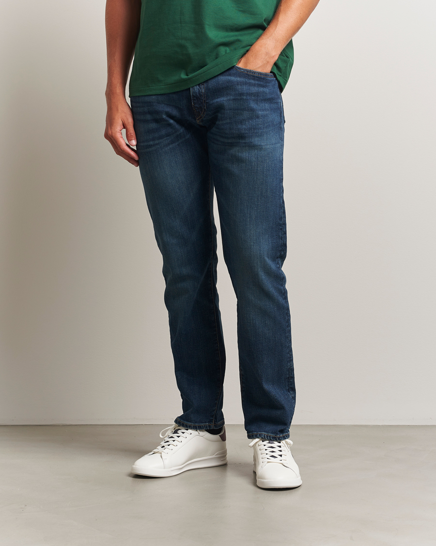 Herren | Jeans | Polo Ralph Lauren | Hampton Rockford Stretch Straight Jeans Mid Blue