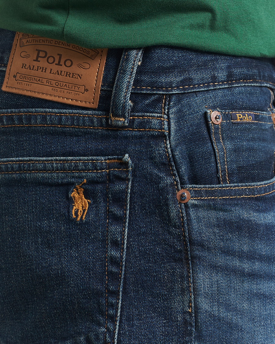 Herren | Jeans | Polo Ralph Lauren | Hampton Rockford Stretch Straight Jeans Mid Blue