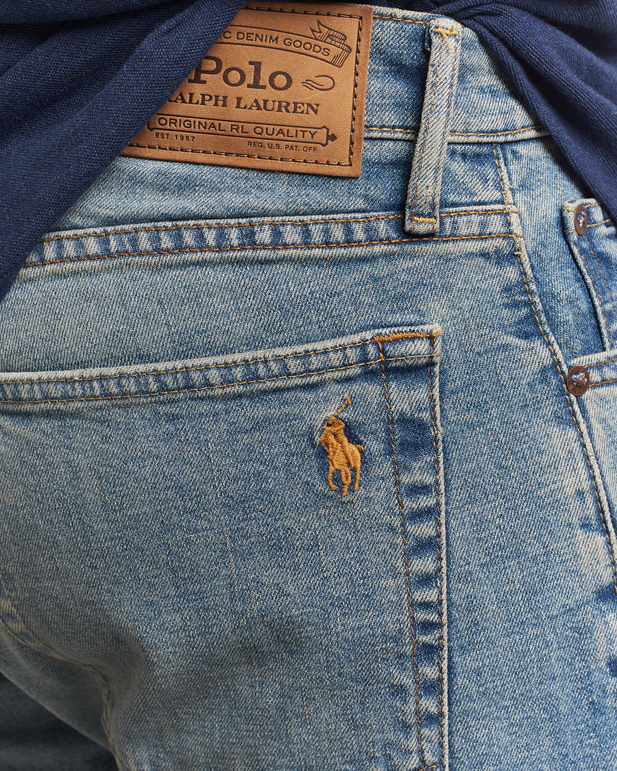 Herren | Jeans | Polo Ralph Lauren | Hampton Dixon Stretch Straight Jeans Mid Blue