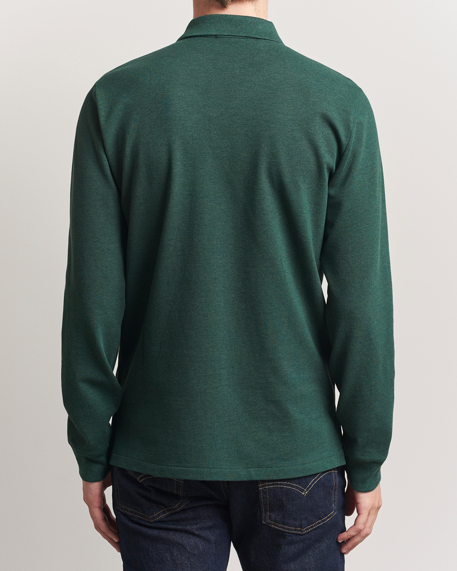 Herren | Poloshirts | Polo Ralph Lauren | Custom Slim Fit Long Sleeve Polo Scotch Pine Heather