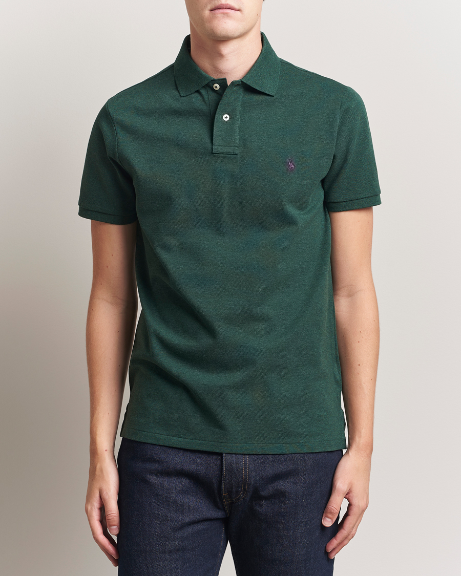 Herren | Poloshirts | Polo Ralph Lauren | Custom Slim Fit Polo Scotch Pine Heather