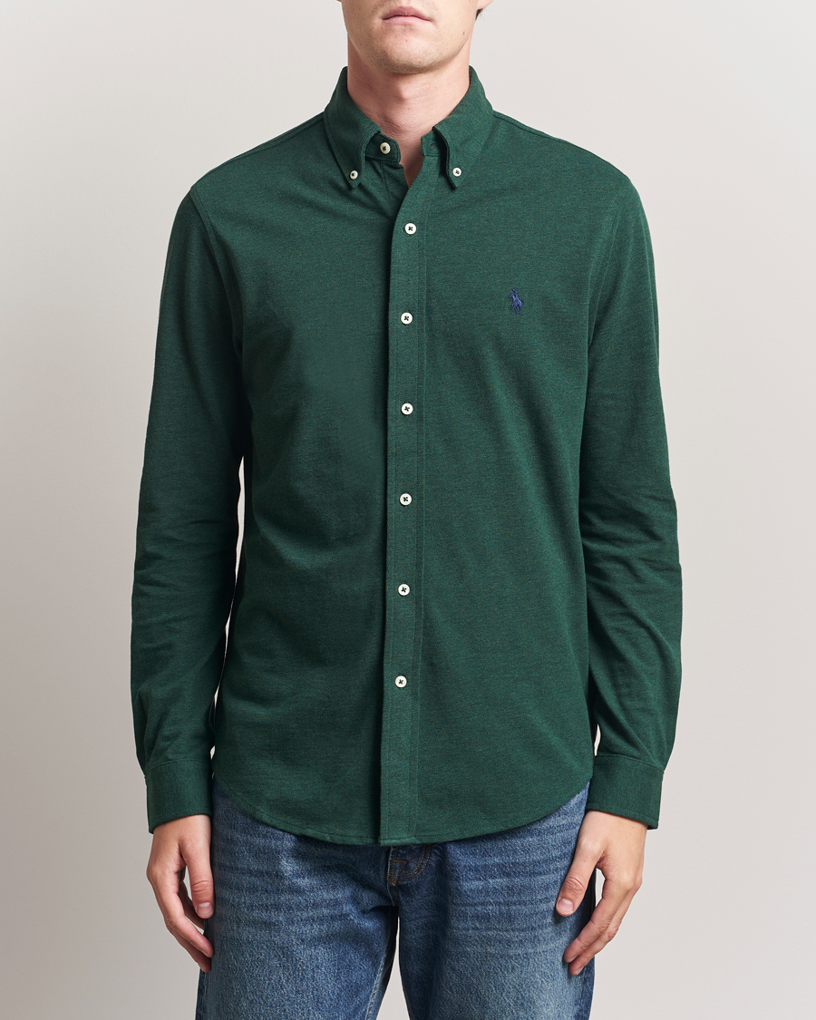 Herren | Hemden | Polo Ralph Lauren | Featherweight Mesh Shirt Scotch Pine Heather
