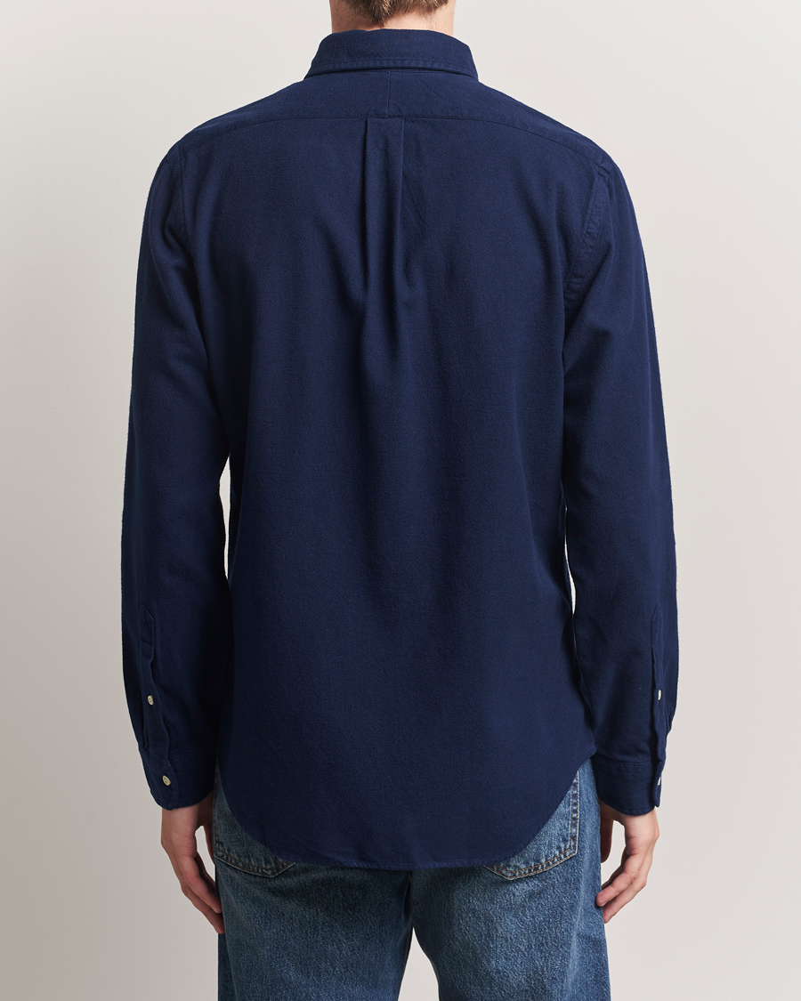 Herren | Hemden | Polo Ralph Lauren | Custom Fit Brushed Flannel Shirt Newport Navy