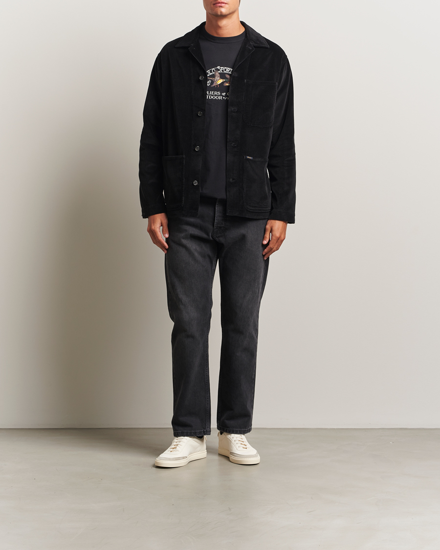 Herren | Hemden | Polo Ralph Lauren | Corduroy Pocket Shirt Polo Black
