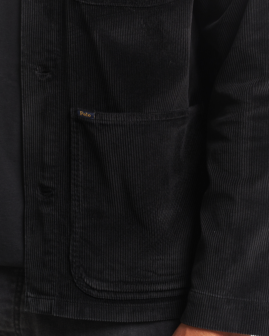 Herren | Hemden | Polo Ralph Lauren | Corduroy Pocket Shirt Polo Black