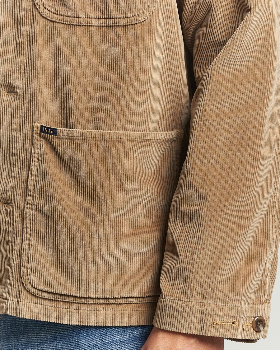 Herren | Hemden | Polo Ralph Lauren | Corduroy Pocket Shirt Montana Khaki