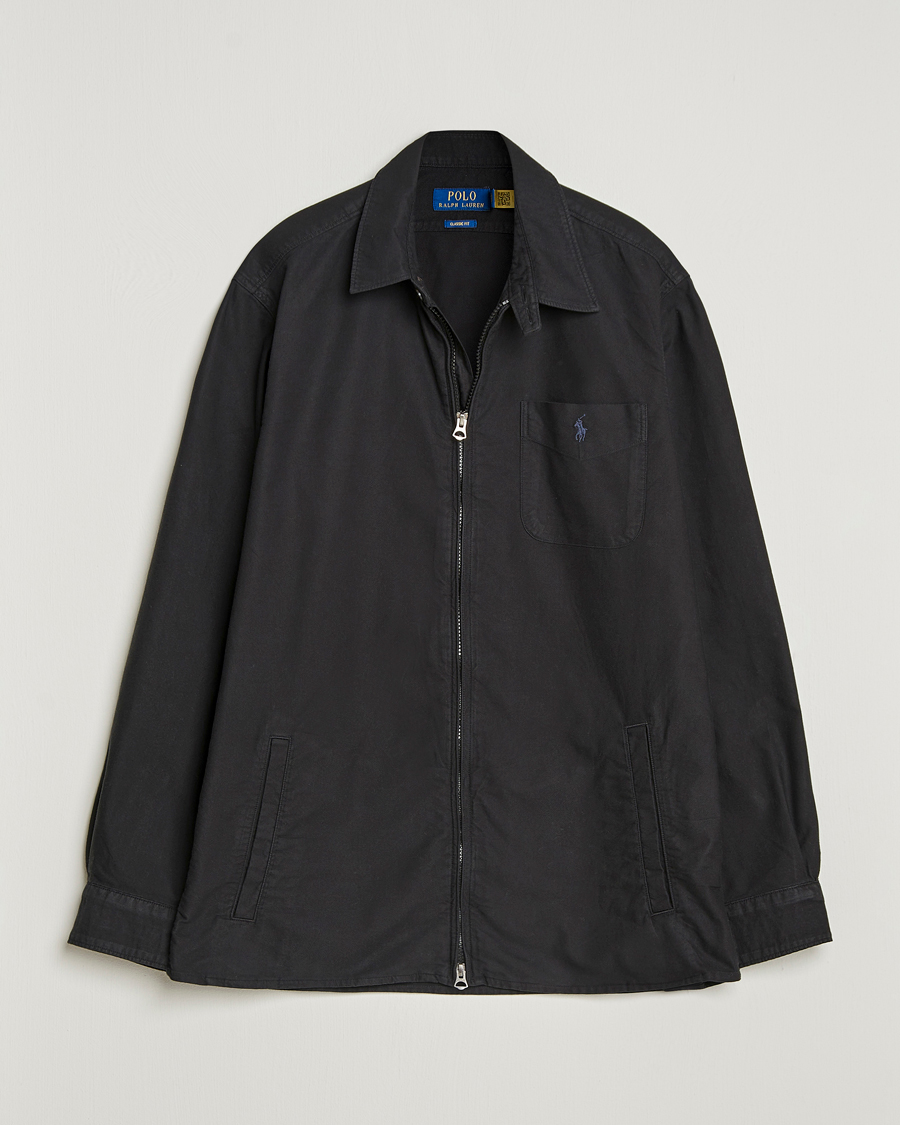 Herren | Hemden | Polo Ralph Lauren | Garment Dyed Oxford Overshirt Polo Black
