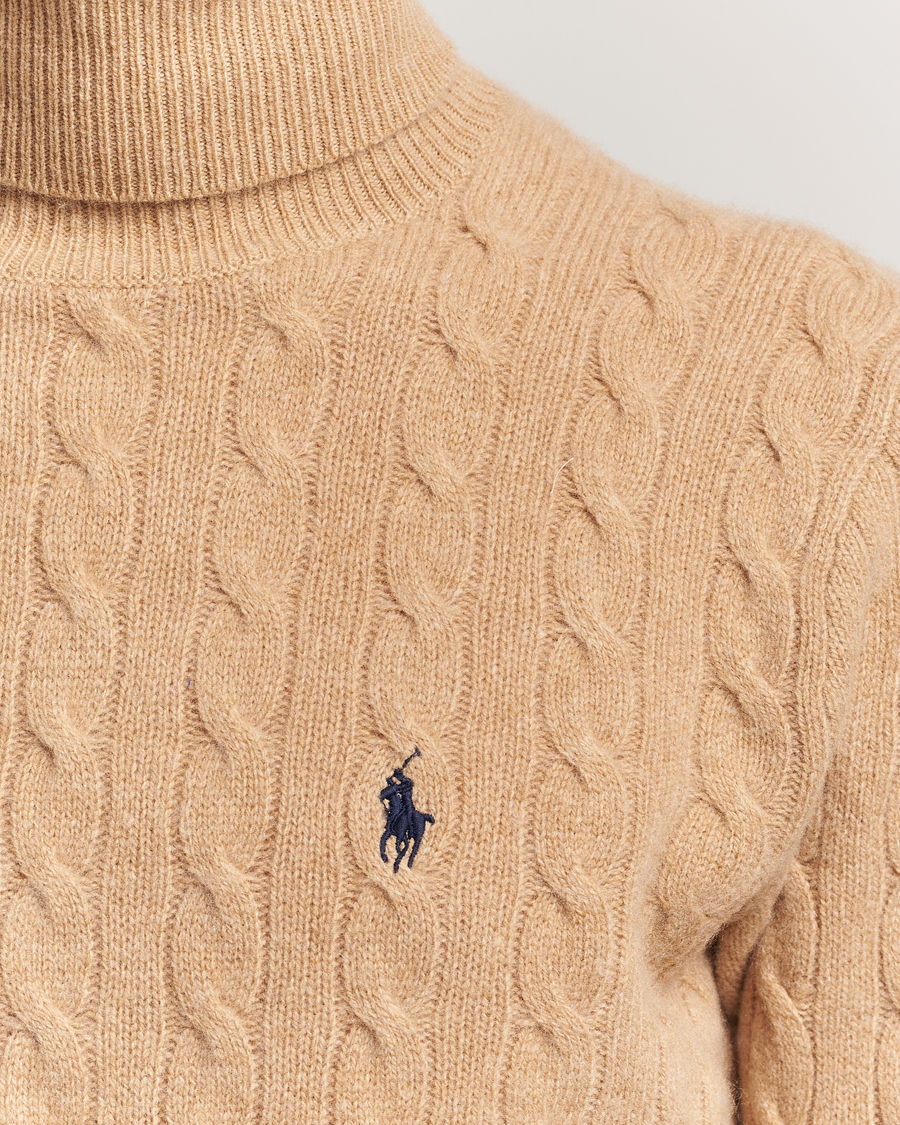Herren | Pullover | Polo Ralph Lauren | Wool/Cashmere Rollneck Camel Melange