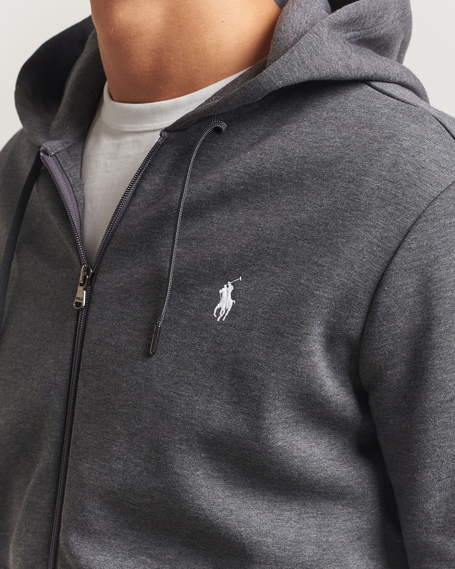 Herren | Pullover | Polo Ralph Lauren | Double Knitted Full-Zip Hoodie Barclay Heather