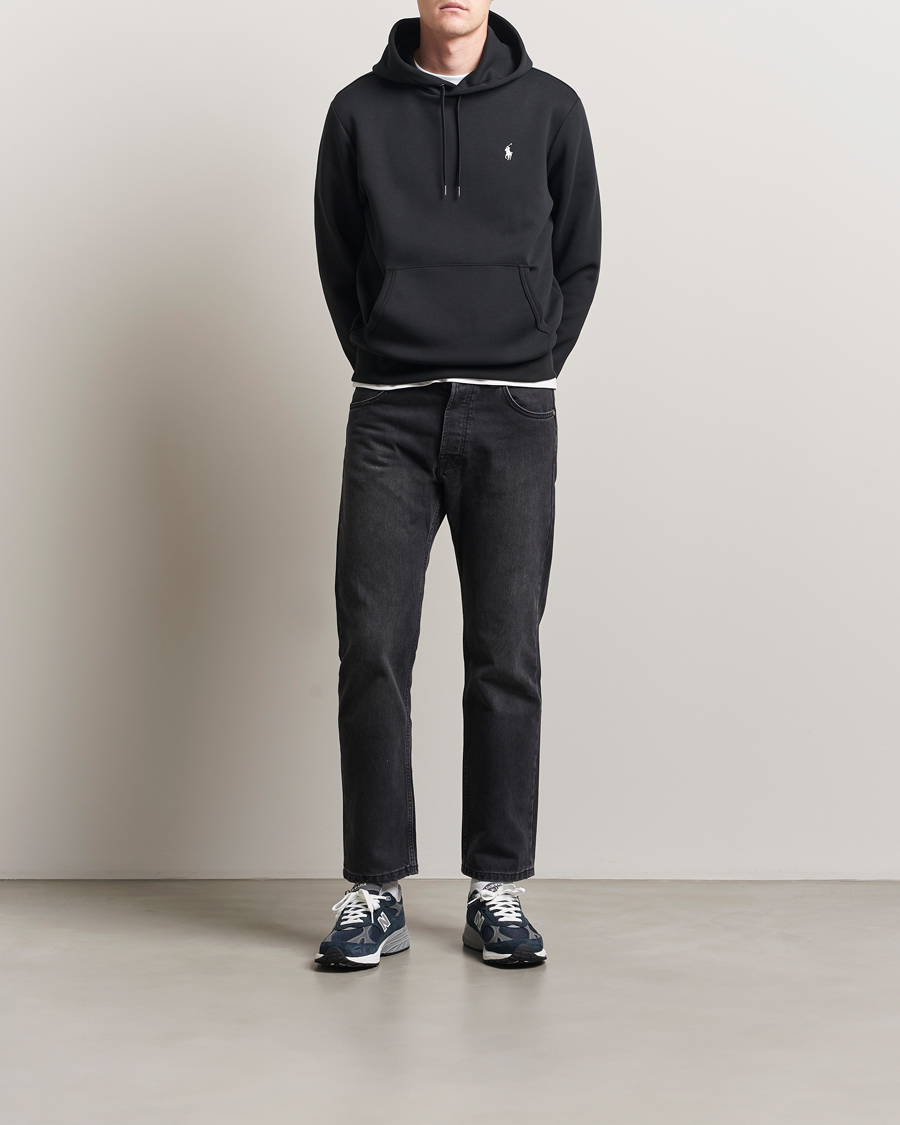 Herren | Pullover | Polo Ralph Lauren | Double Knitted Hoodie Polo Black