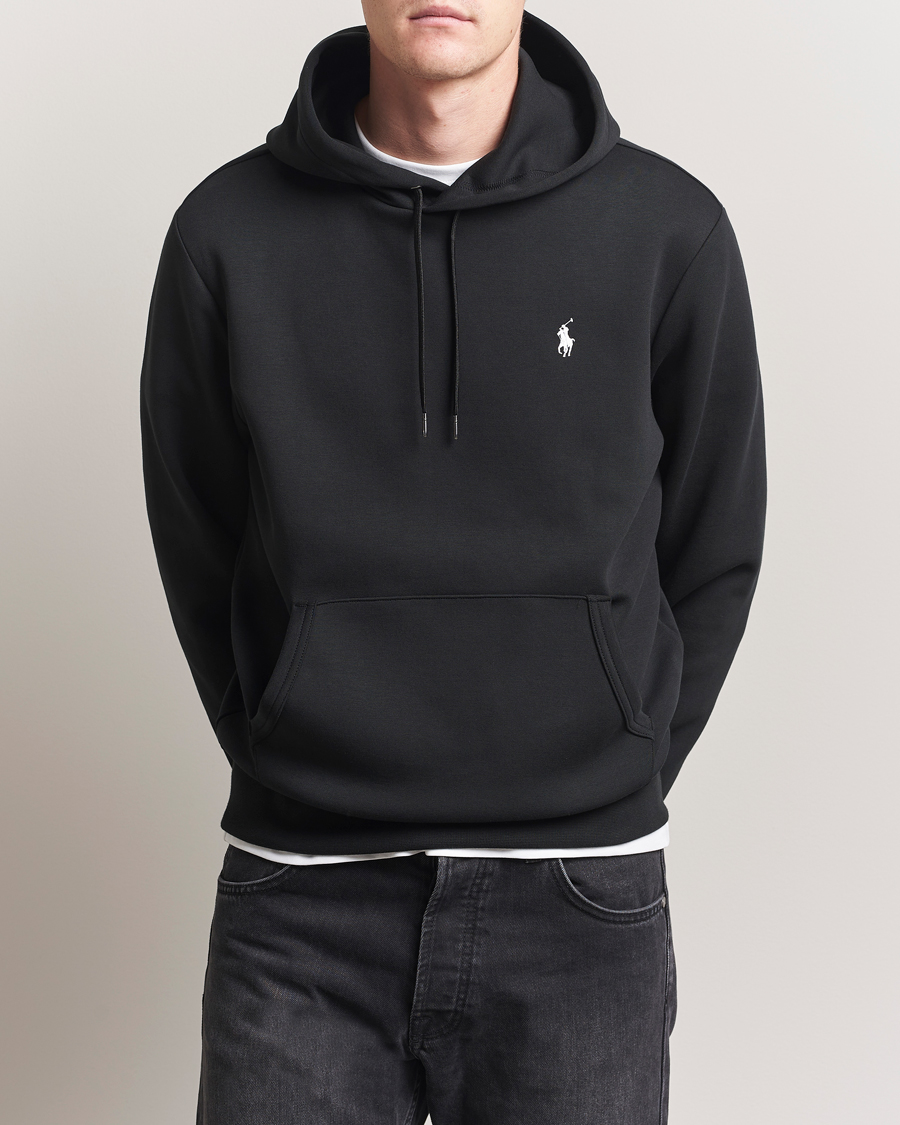 Herren | Pullover | Polo Ralph Lauren | Double Knitted Hoodie Polo Black
