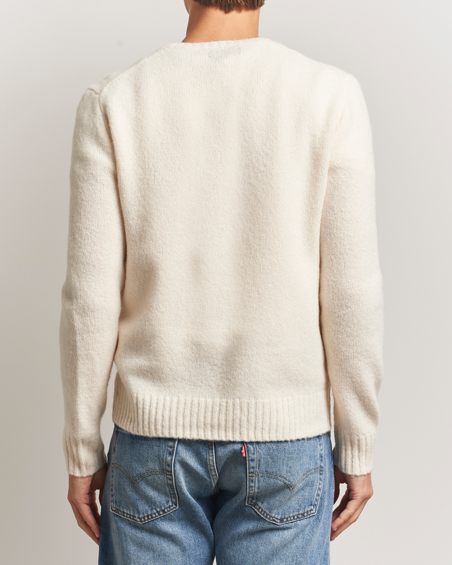 Herren | Pullover | Polo Ralph Lauren | Alpaca Crew Neck Sweater Cream Tonal