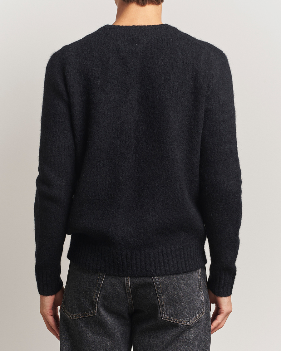Herren | Pullover | Polo Ralph Lauren | Alpaca Crew Neck Sweater Polo Black Tonal