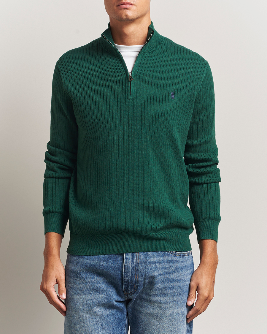 Herren | Pullover | Polo Ralph Lauren | Cotton Half Zip Vintage Pine