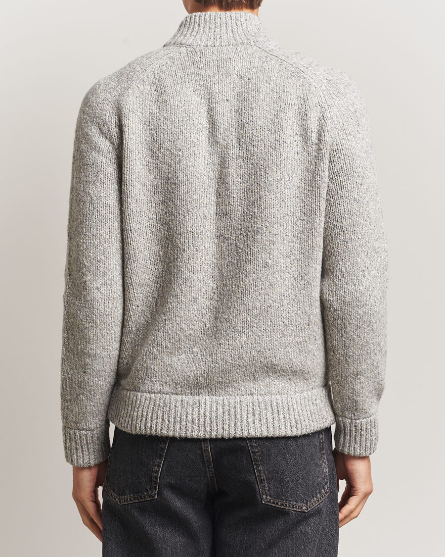 Herren | Pullover | Polo Ralph Lauren | Wool Blend Button Cardigan Grey Marl