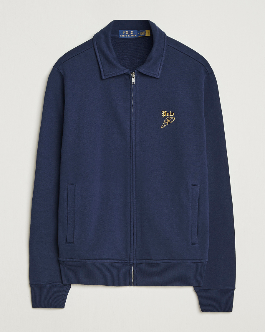 Herren | Pullover | Polo Ralph Lauren | Loopback Terry Full Zip Sweater Cruise Navy