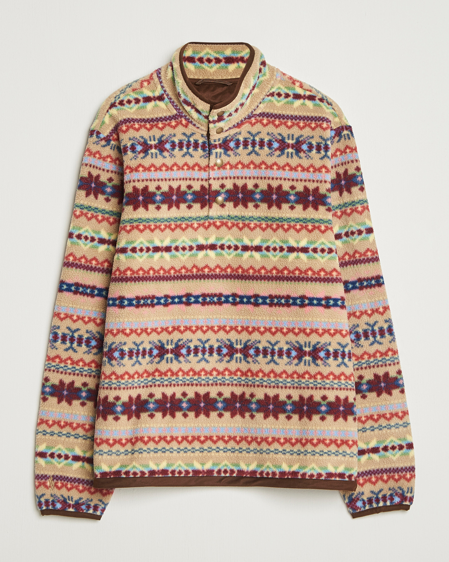 Herren | Pullover | Polo Ralph Lauren | Printed Fleece Camel Combo