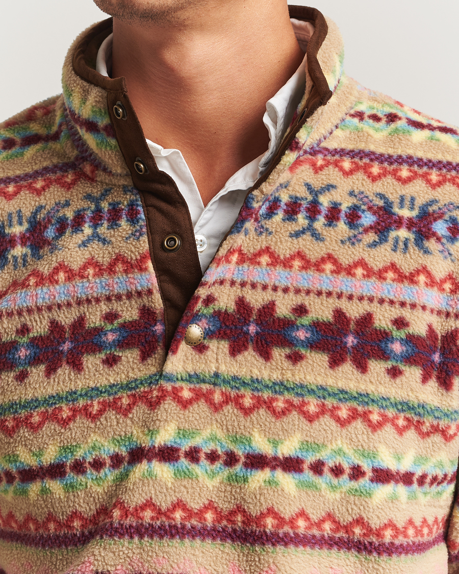 Herren | Pullover | Polo Ralph Lauren | Printed Fleece Camel Combo