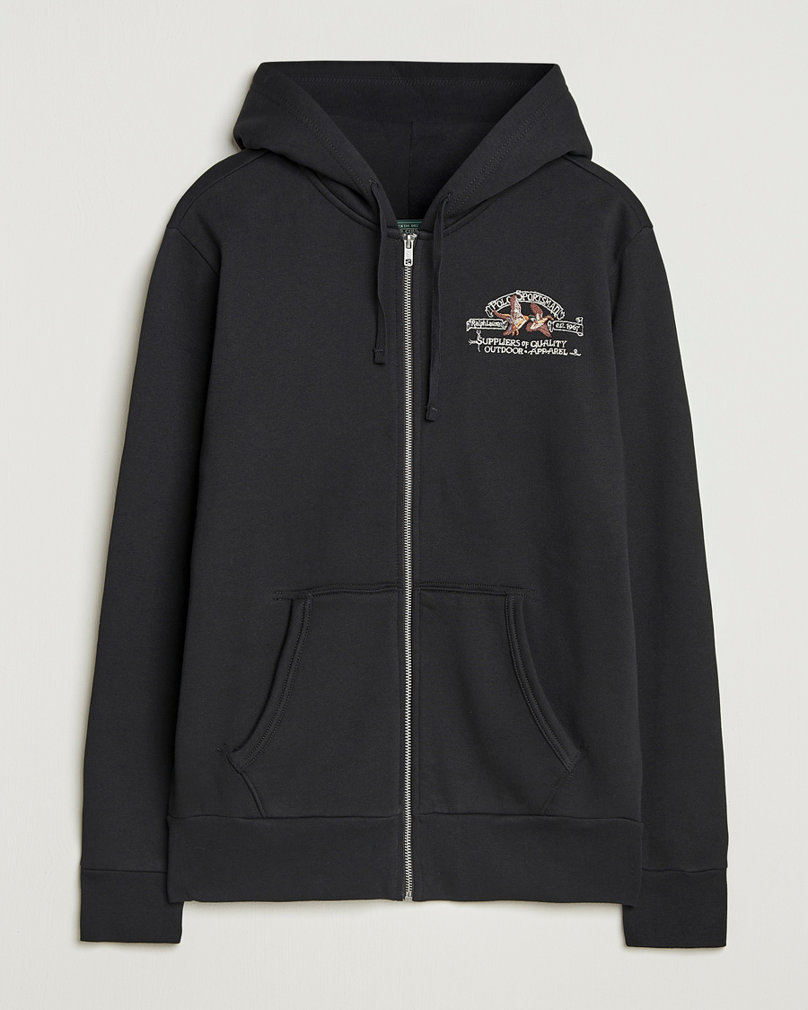 Herren | Pullover | Polo Ralph Lauren | Back Print Full-zip Polo Black